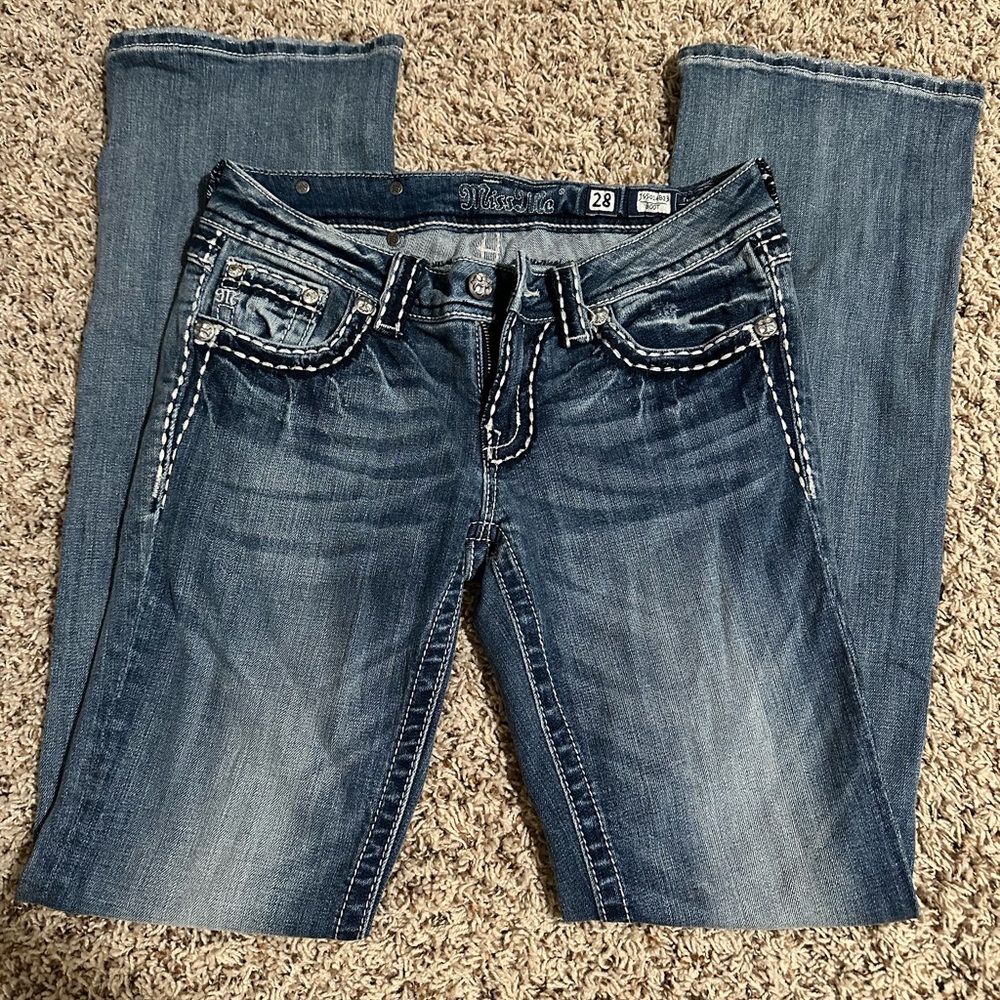 Miss Me Women's Indigo Boot Cut Jeans